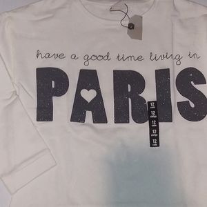 Of White Glittery ZARA 👧 😓 👕